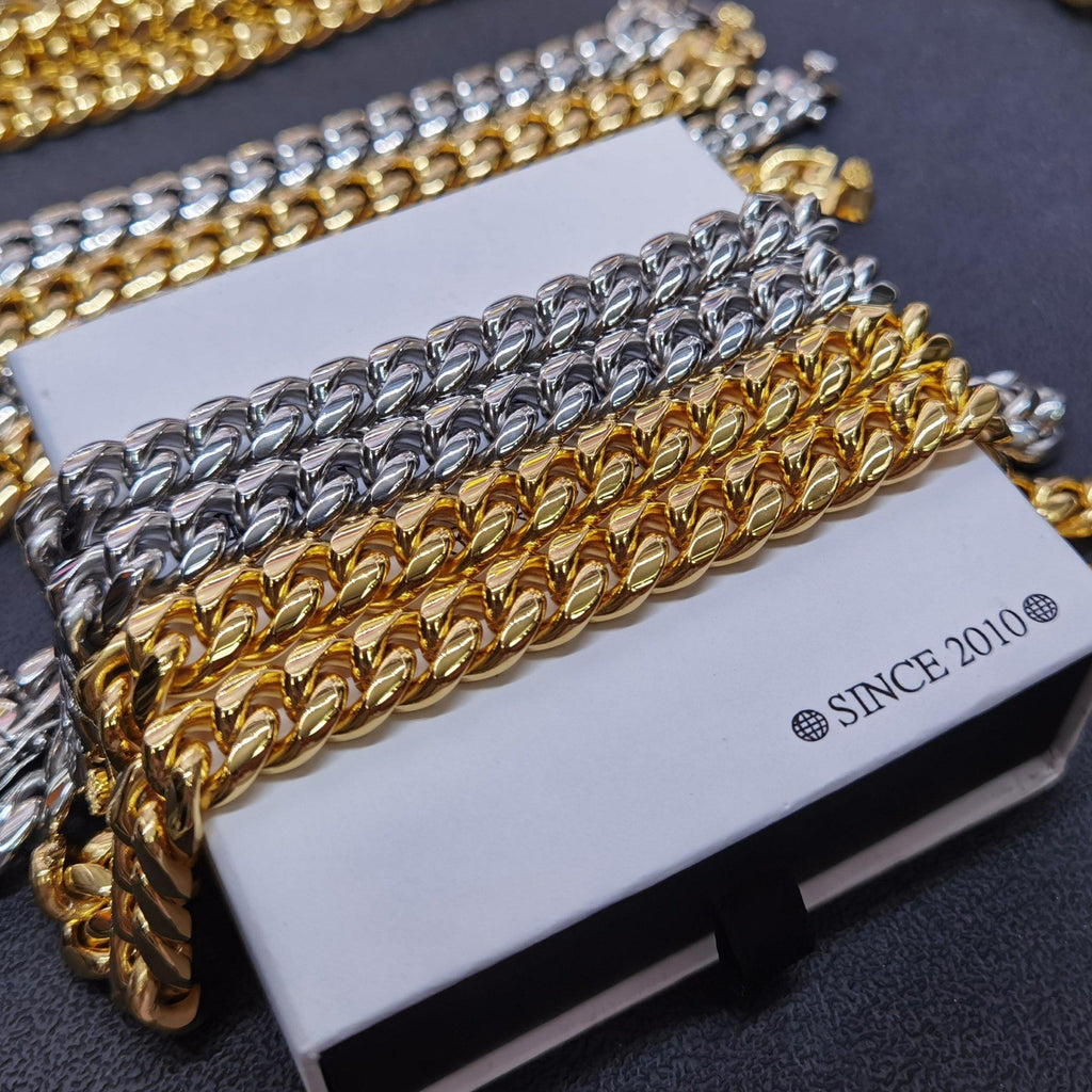 12mm 18K Gold-Plated Classic Miami Cuban Link - The GUU Shop