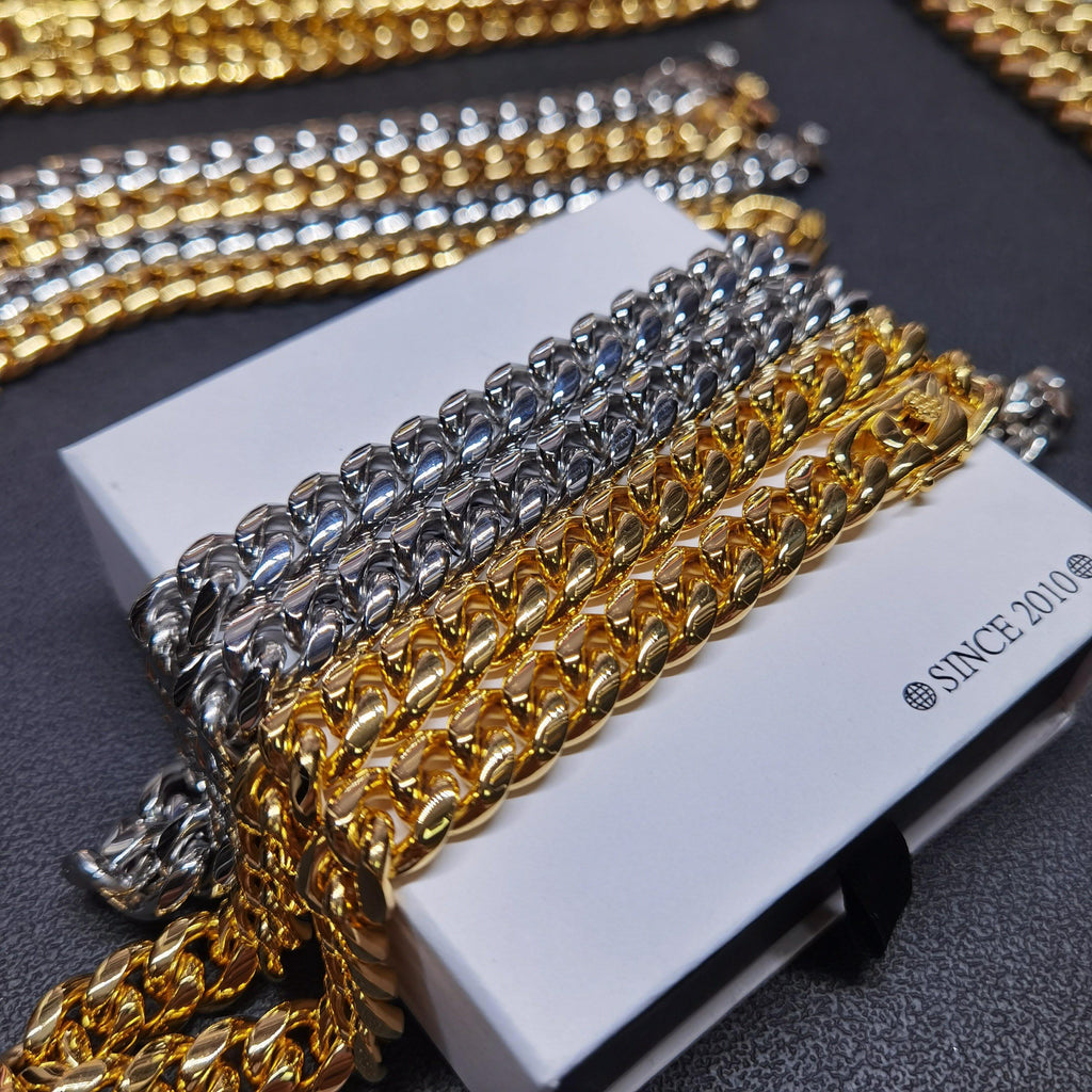 14mm 18K Gold-Plated Classic Miami Cuban Link - The GUU Shop