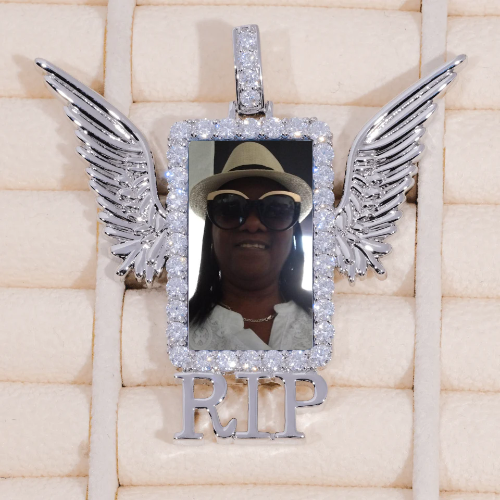 RIP WING 3D CUSTOM PICTURE PENDANT
