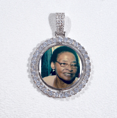 3D Spinning 2-Faced Custom Picture Pendant