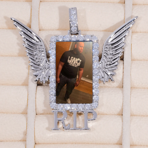 RIP WING 3D CUSTOM PICTURE PENDANT