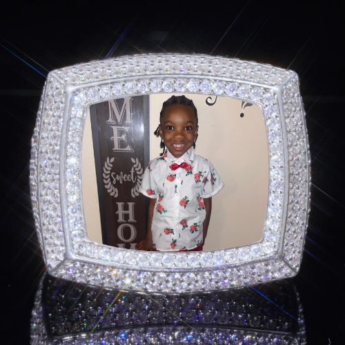 3D CUSTOM PICTURE ICED RING