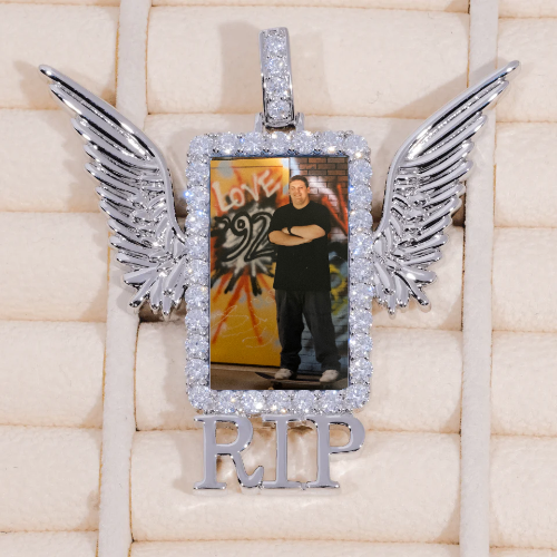 RIP WING 3D CUSTOM PICTURE PENDANT