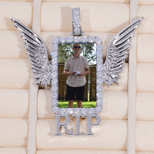 RIP WING 3D CUSTOM PICTURE PENDANT