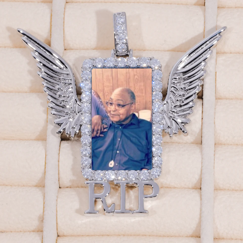 RIP WING 3D CUSTOM PICTURE PENDANT