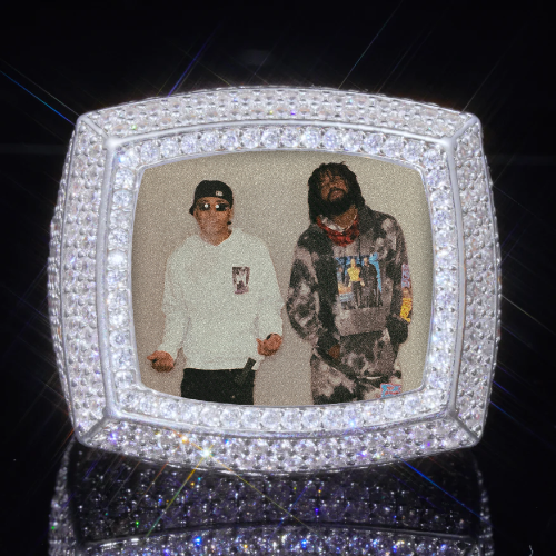 3D CUSTOM PICTURE ICED RING