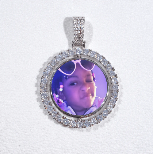3D Spinning 2-Faced Custom Picture Pendant
