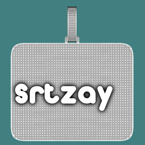 CUSTOM LETTER NECKLACE 3D BIG SQUARE