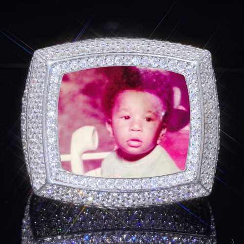 3D CUSTOM PICTURE ICED RING
