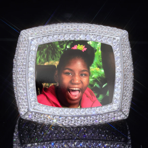 3D CUSTOM PICTURE ICED RING