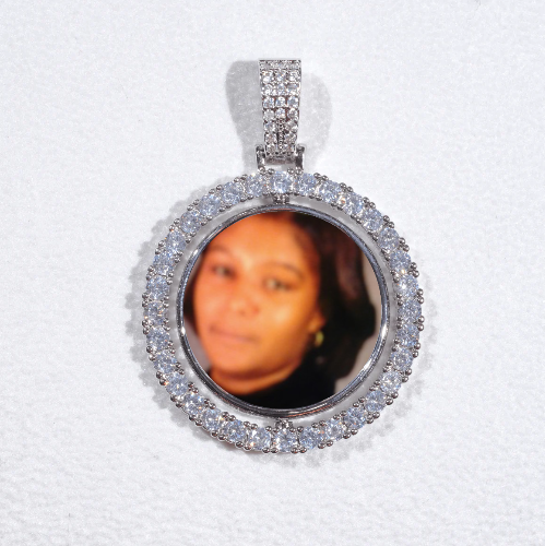 3D Spinning 2-Faced Custom Picture Pendant