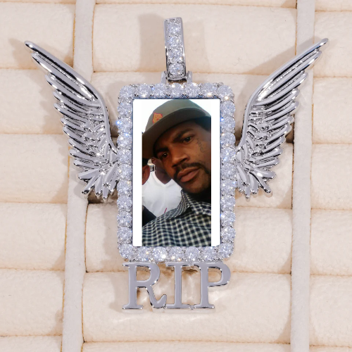 RIP WING 3D CUSTOM PICTURE PENDANT