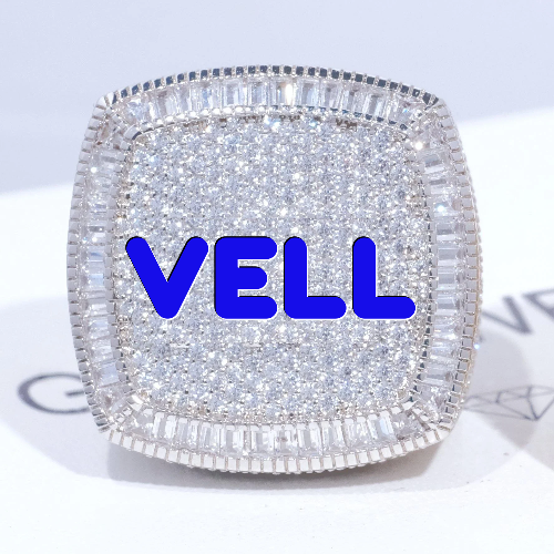CUSTOM LETTER 3D ICED RING