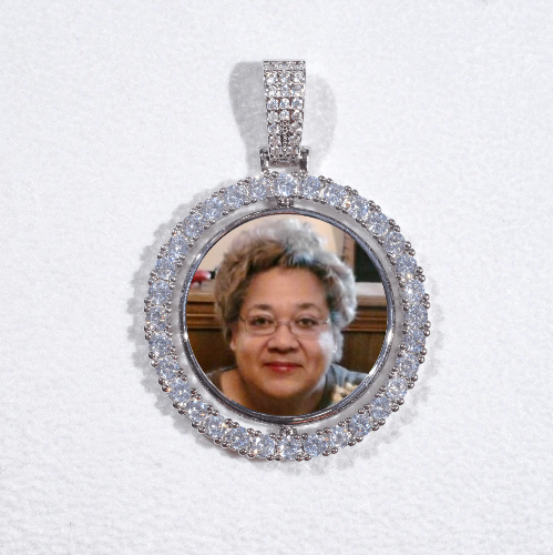 3D Spinning 2-Faced Custom Picture Pendant