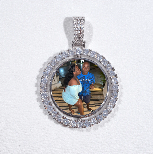 3D Spinning 2-Faced Custom Picture Pendant