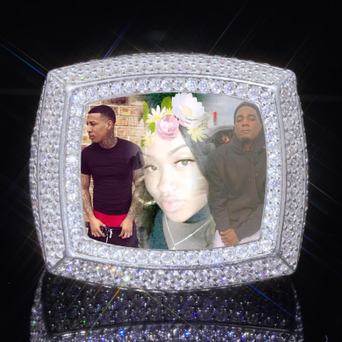 3D CUSTOM PICTURE ICED RING