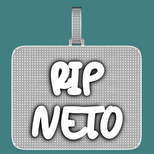 CUSTOM LETTER NECKLACE 3D BIG SQUARE