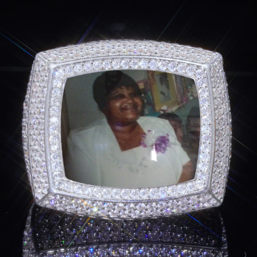 3D CUSTOM PICTURE ICED RING