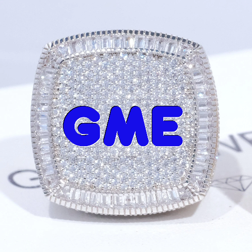 CUSTOM LETTER 3D ICED RING