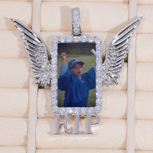 RIP WING 3D CUSTOM PICTURE PENDANT