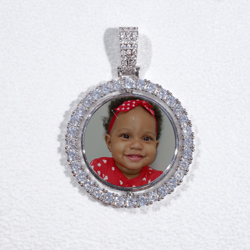 3D Spinning 2-Faced Custom Picture Pendant