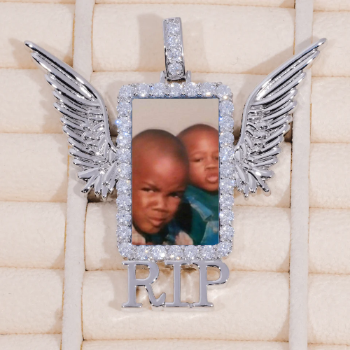 RIP WING 3D CUSTOM PICTURE PENDANT