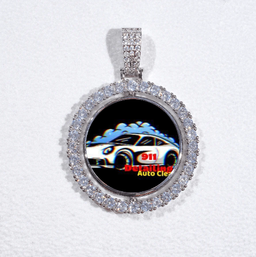 3D Spinning 2-Faced Custom Picture Pendant