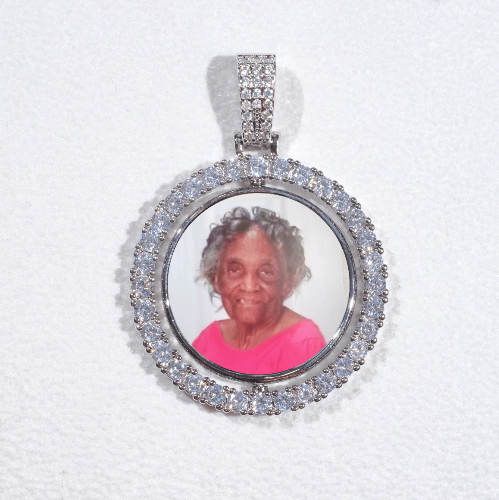 3D Spinning 2-Faced Custom Picture Pendant