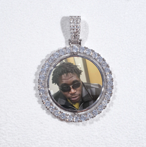 3D Spinning 2-Faced Custom Picture Pendant