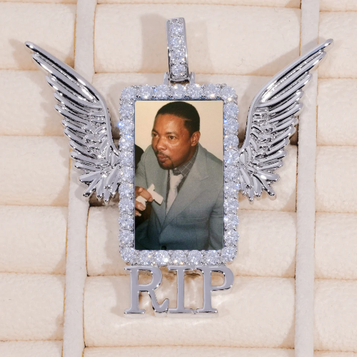 RIP WING 3D CUSTOM PICTURE PENDANT