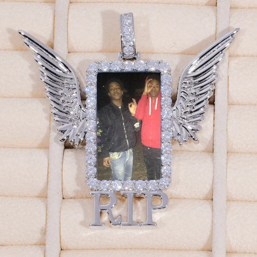 RIP WING 3D CUSTOM PICTURE PENDANT