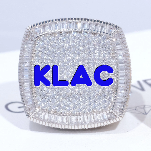 CUSTOM LETTER 3D ICED RING