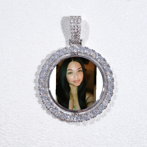 3D Spinning 2-Faced Custom Picture Pendant