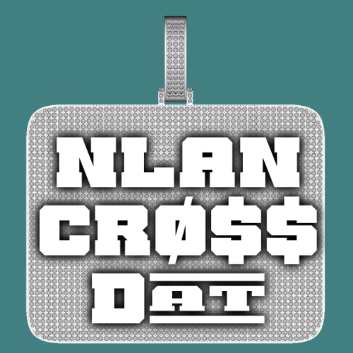CUSTOM LETTER NECKLACE 3D BIG SQUARE