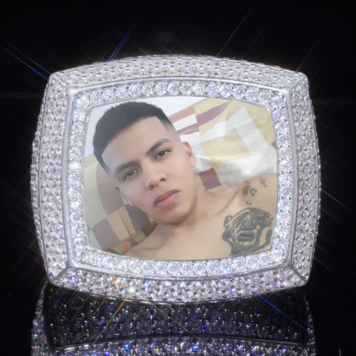 3D CUSTOM PICTURE ICED RING