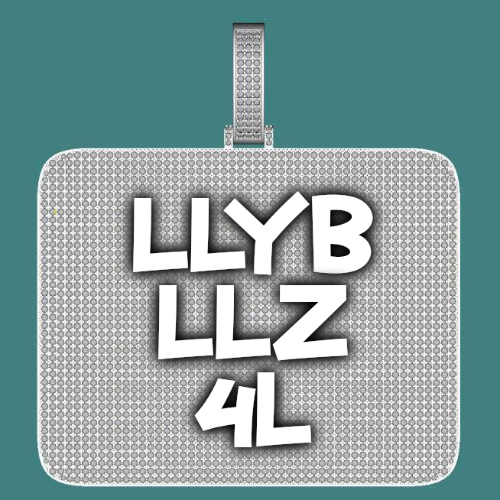CUSTOM LETTER NECKLACE 3D BIG SQUARE