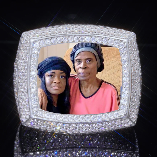 3D CUSTOM PICTURE ICED RING