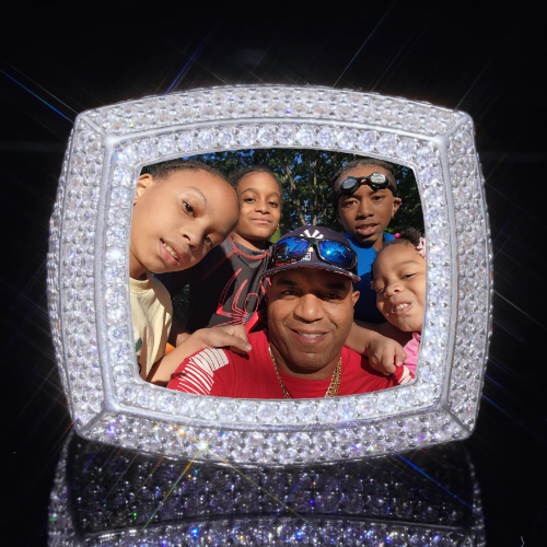 3D CUSTOM PICTURE ICED RING