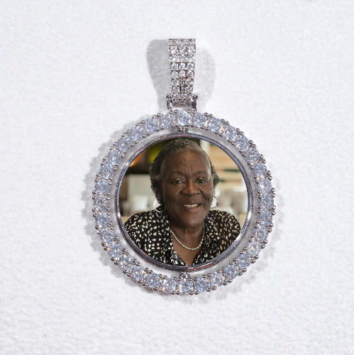 3D Spinning 2-Faced Custom Picture Pendant