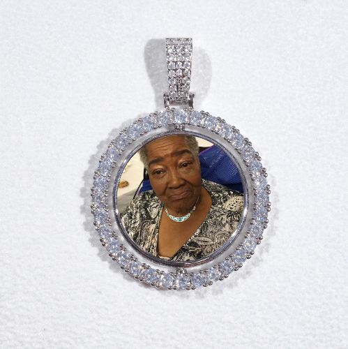 3D Spinning 2-Faced Custom Picture Pendant