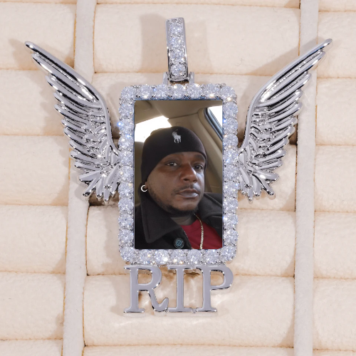 RIP WING 3D CUSTOM PICTURE PENDANT