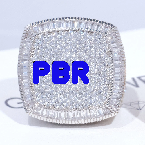 CUSTOM LETTER 3D ICED RING