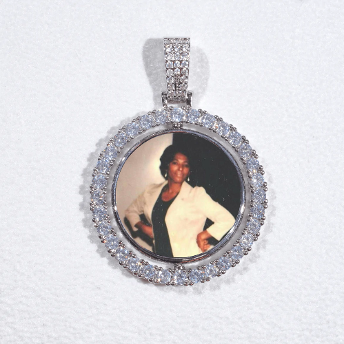 3D Spinning 2-Faced Custom Picture Pendant