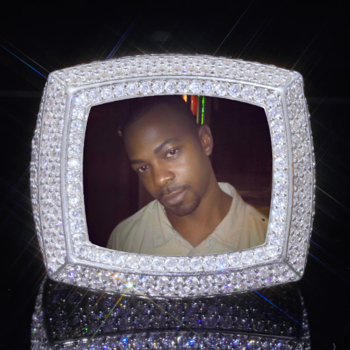 3D CUSTOM PICTURE ICED RING