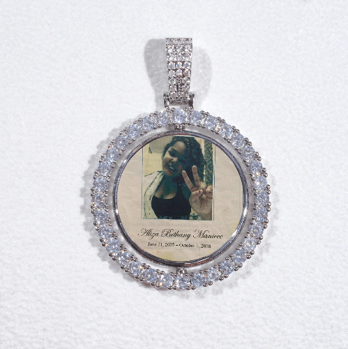 3D Spinning 2-Faced Custom Picture Pendant