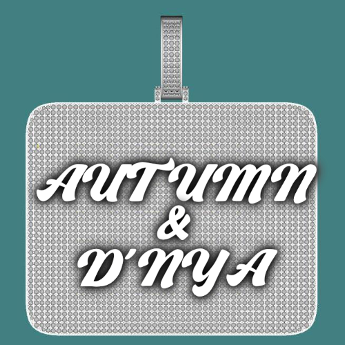 CUSTOM LETTER NECKLACE 3D BIG SQUARE