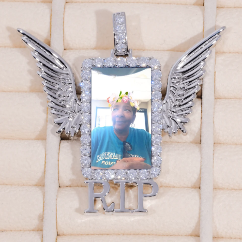 RIP WING 3D CUSTOM PICTURE PENDANT