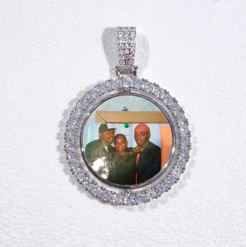 3D Spinning 2-Faced Custom Picture Pendant