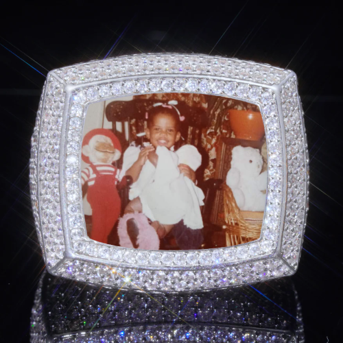 3D CUSTOM PICTURE ICED RING