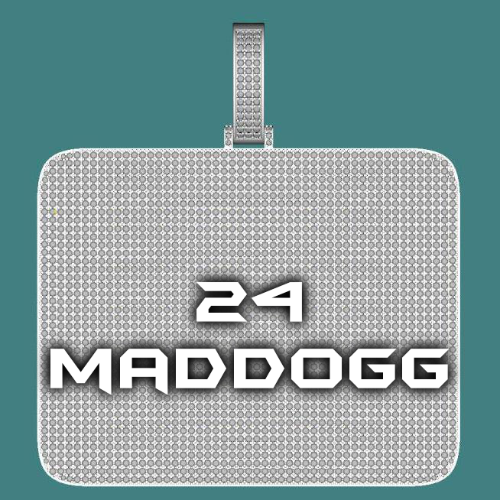 CUSTOM LETTER NECKLACE 3D BIG SQUARE